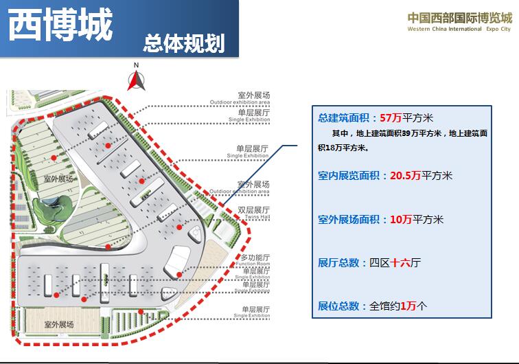 中國西部國際博覽城(成都)場館圖